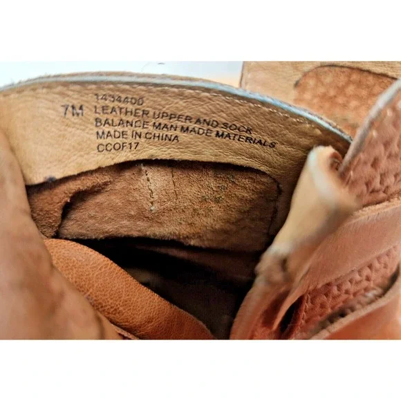 Soft Leather Baywood Womens Ankle Brown Boots Size 7M - Picture 11 of 11